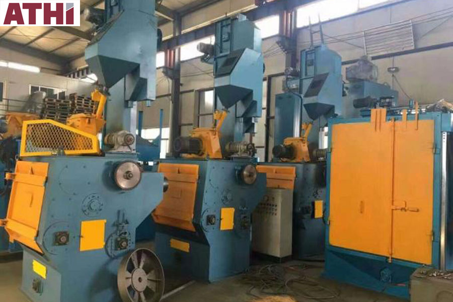 Tumble blasting machine